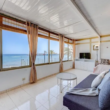 Front Ocean Aircon Cristianos Unique Apartment *