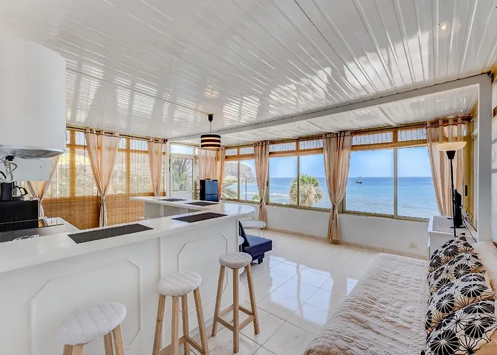 Front Ocean Aircon Cristianos Unique Apartment