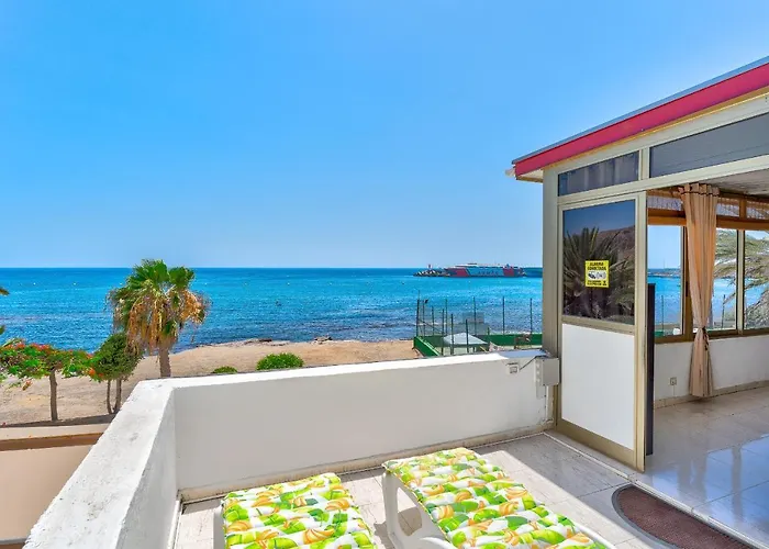 Front Ocean Aircon Cristianos Unique Apartment