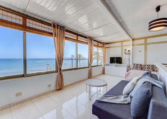 Front Ocean Aircon Cristianos Unique Apartment *